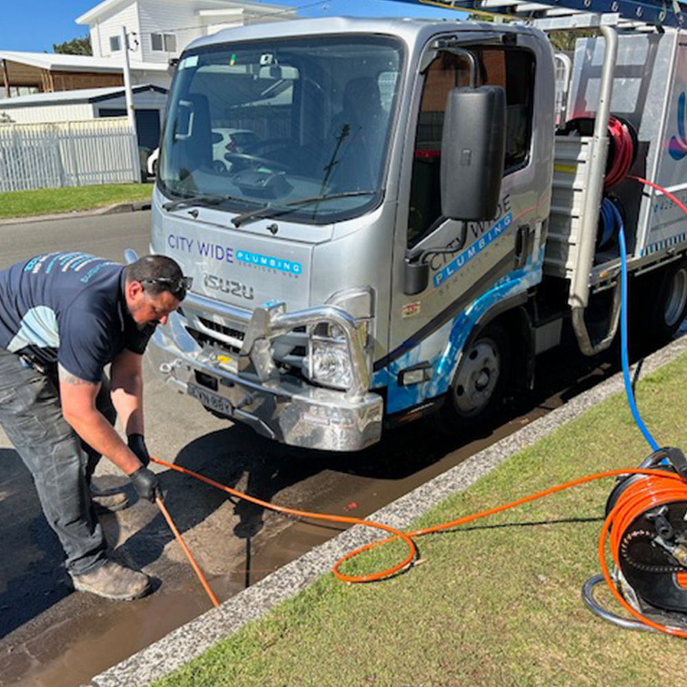 Blocked drain plumber